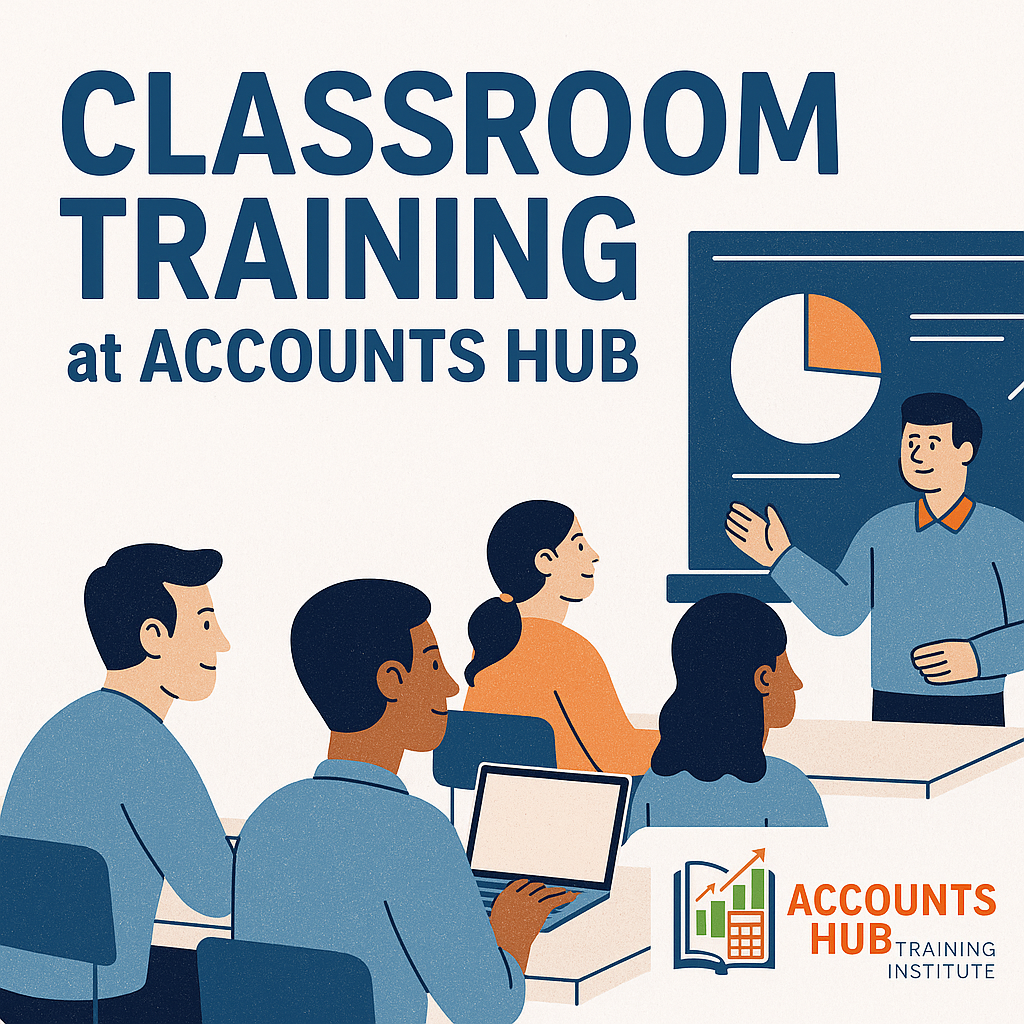 Find answers to common questions about our Classroom Training Courses at Accounts Hub Training Institute, Ameerpet & KPHB, Hyderabad. Our classroom sessions include Tally Prime with GST, MS Office, Advanced Excel, Income Tax & TDS, QuickBooks, Zoho Books, SAP Modules, and more. If you're searching for classroom training near me with expert trainers, flexible timings, and real-time practical learning, this FAQ section will guide you.