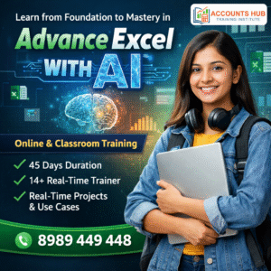 Advanced Excel course with placement in Hyderabad