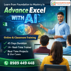 Advanced Excel with AI training institute in Hyderabad